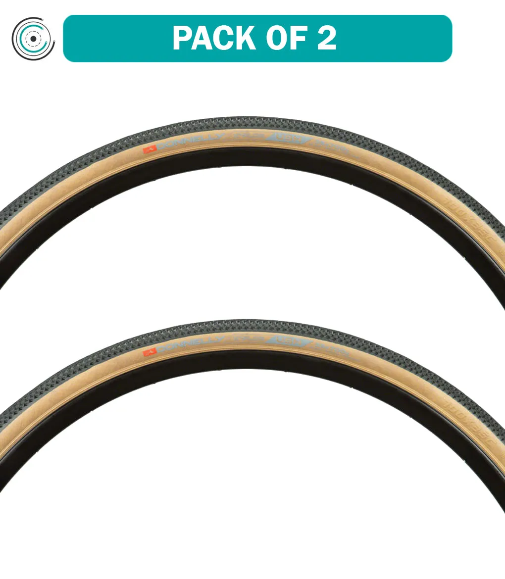 2 Pack Donnelly Sports X'Plor USH Tire 700 x 35 Clincher Folding Black/Tan D10052T