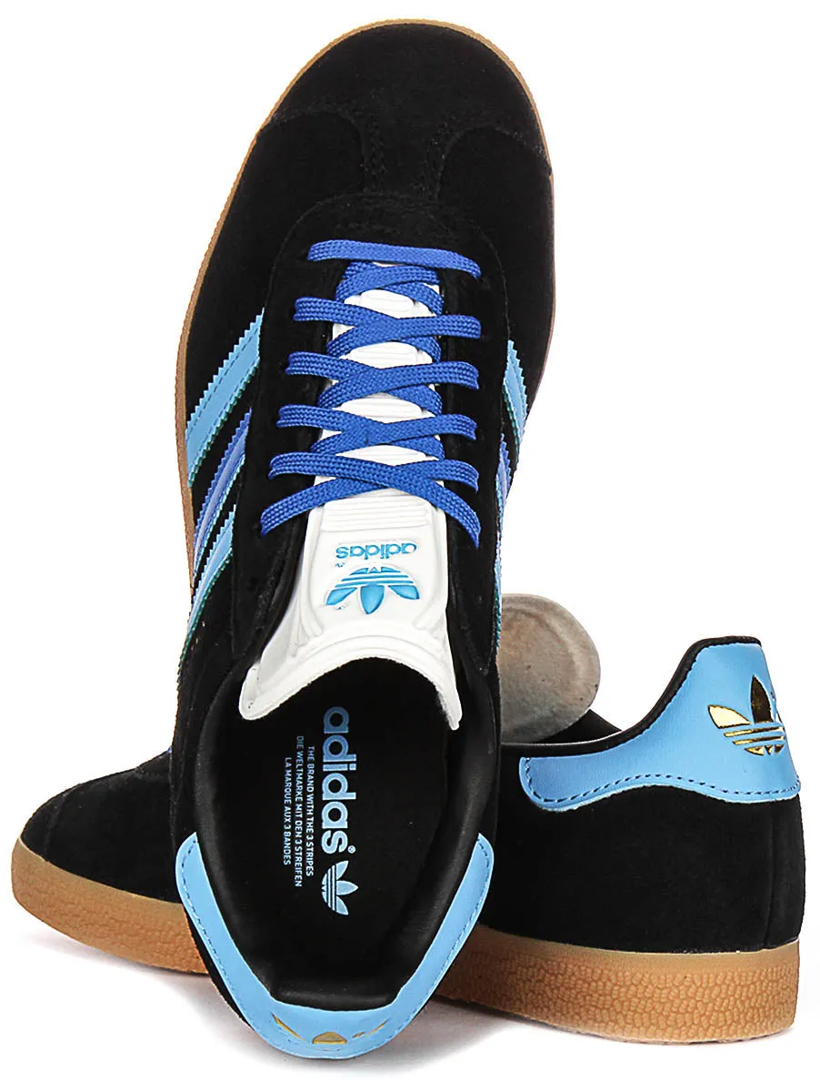 Adidas Gazelle W In Black Blue For Women