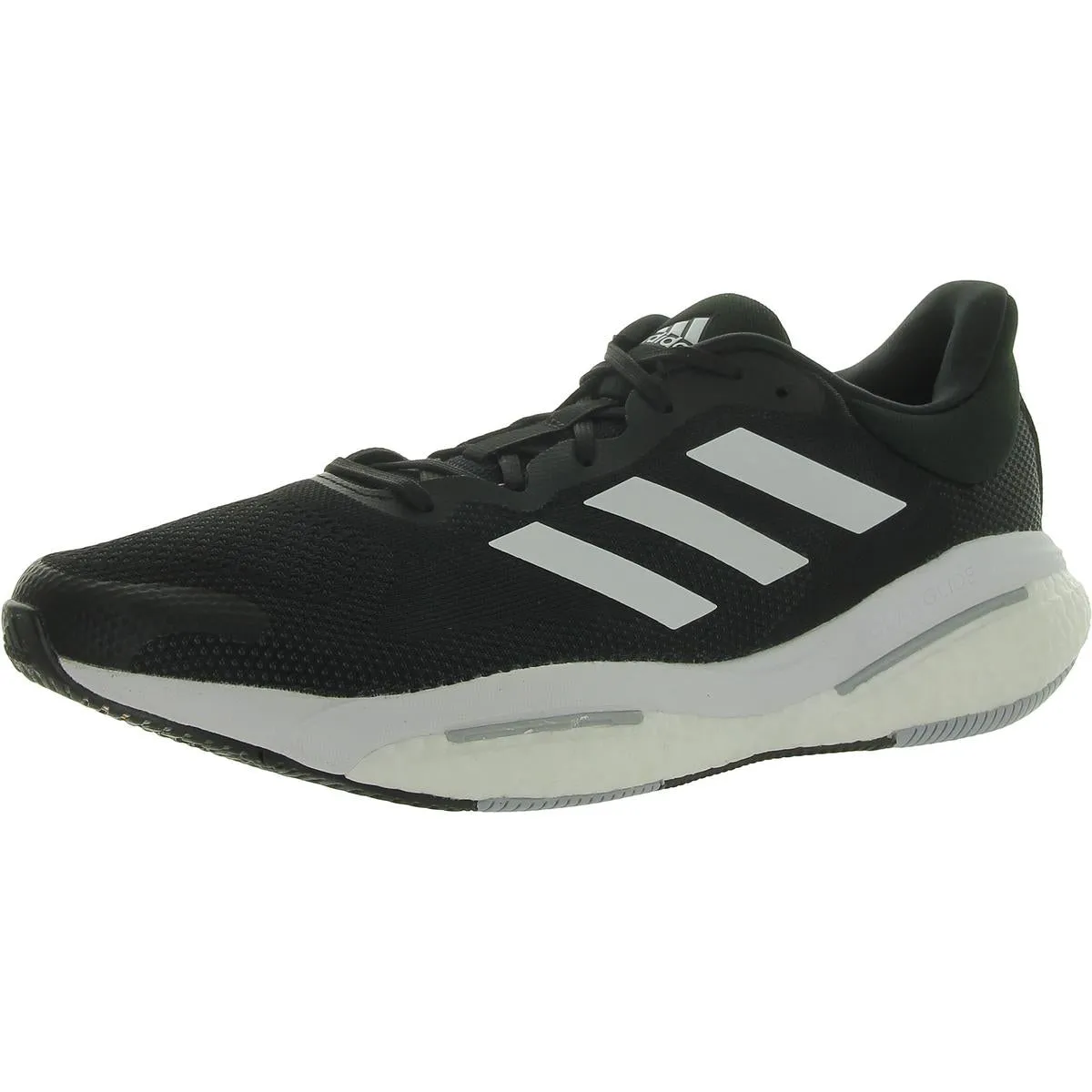 Adidas Mens Solar Glide 5 M Wide Lace-Up Padded Insole Running & Training Shoes