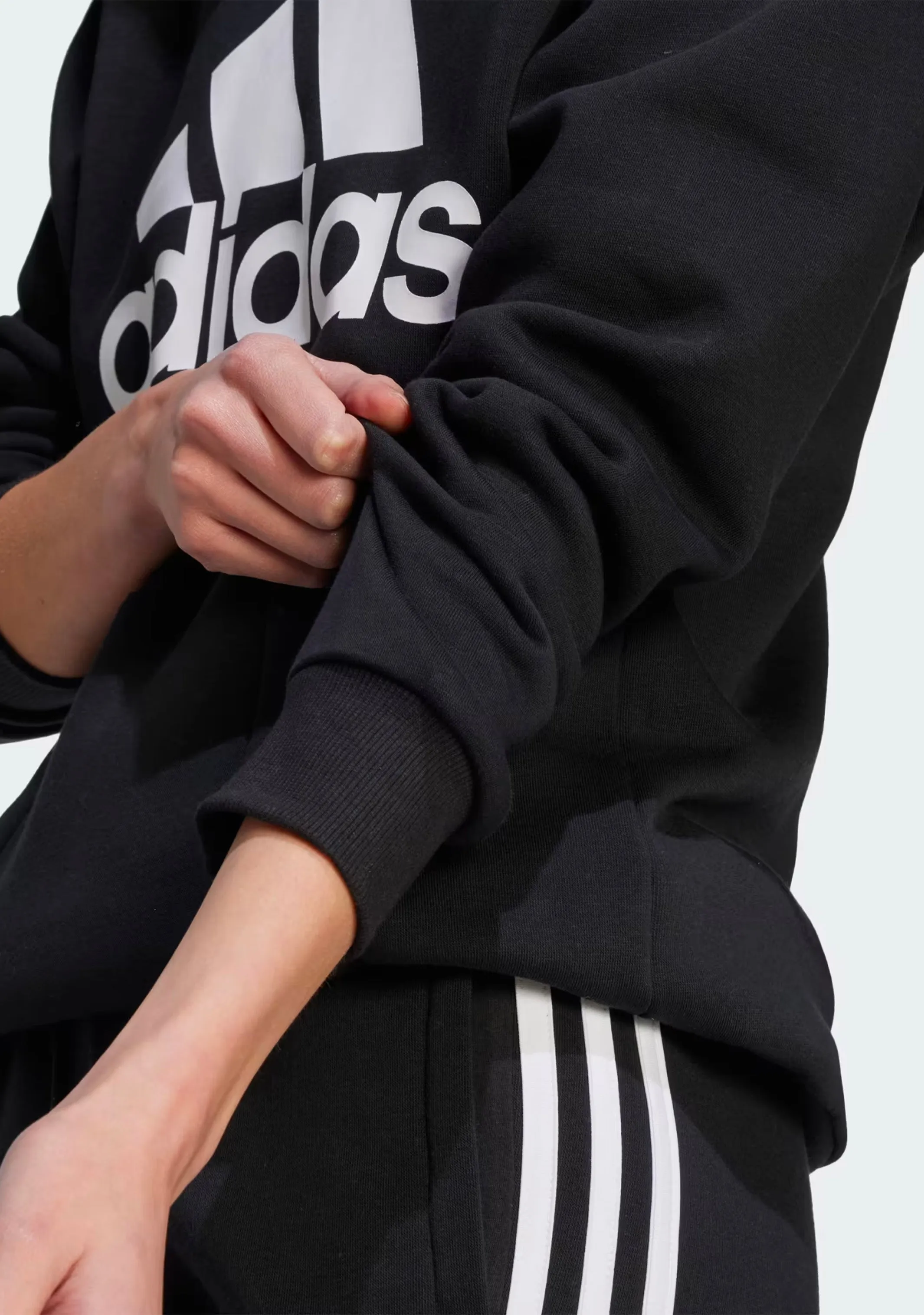 Adidas Women's Essentials Logo Boyfriend Fleece Hoodie