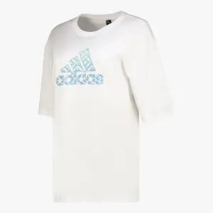 adidas Womens Vc Post Short Sleeve Tee White