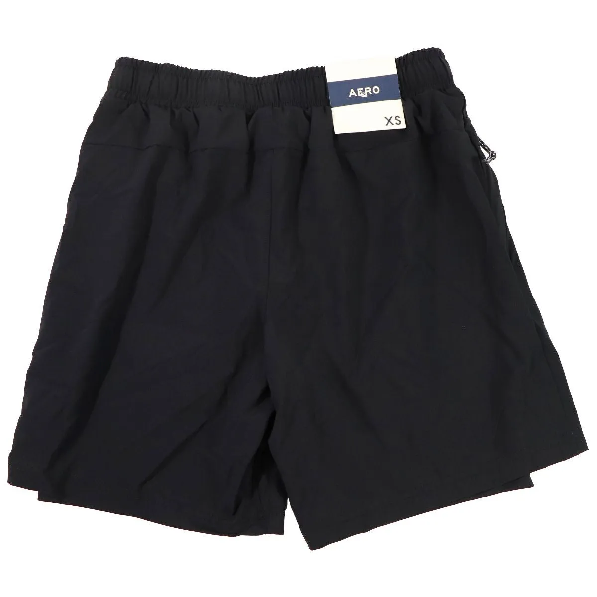 AEROPOSTALE 8A7 Performance Shorts 7" Seam - Black (Unisex/XS)