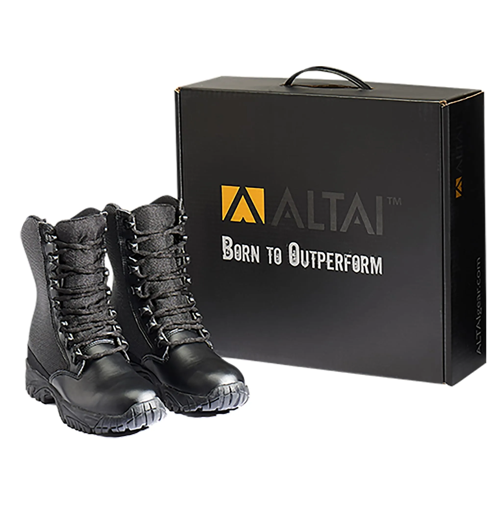 ALTAI 8″ Waterproof Black Boots Model: MFT100