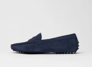 Alva Driver Shoe Blue Suede