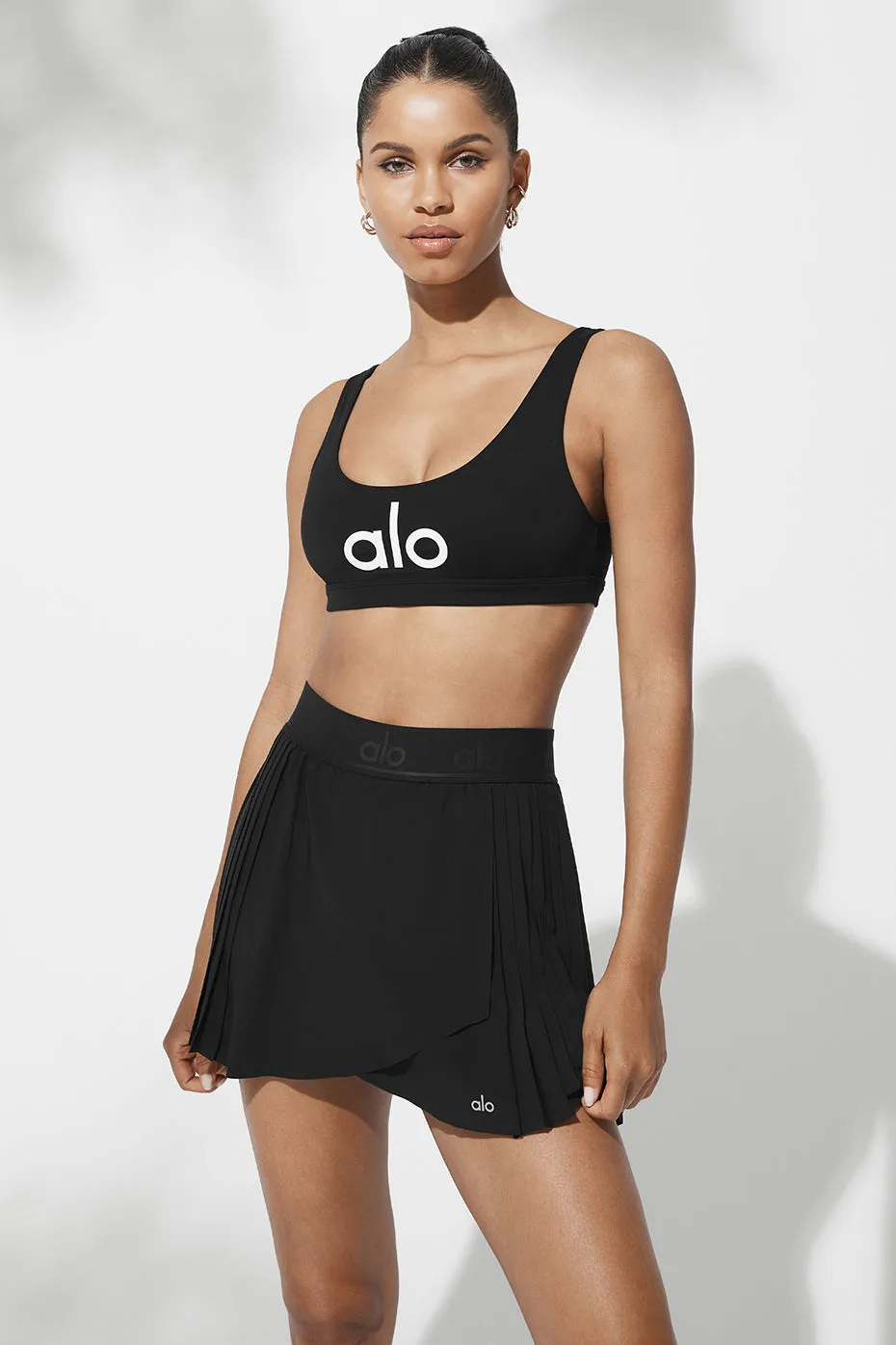 Ambient Logo Bra - Black/Alo/White