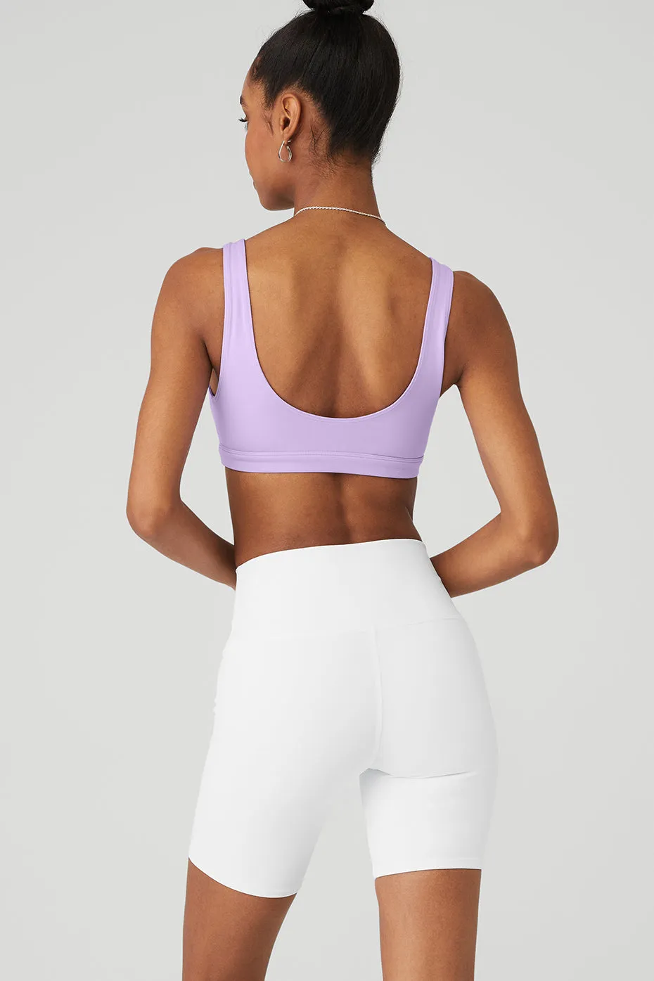 Ambient Logo Bra - Violet Skies/White