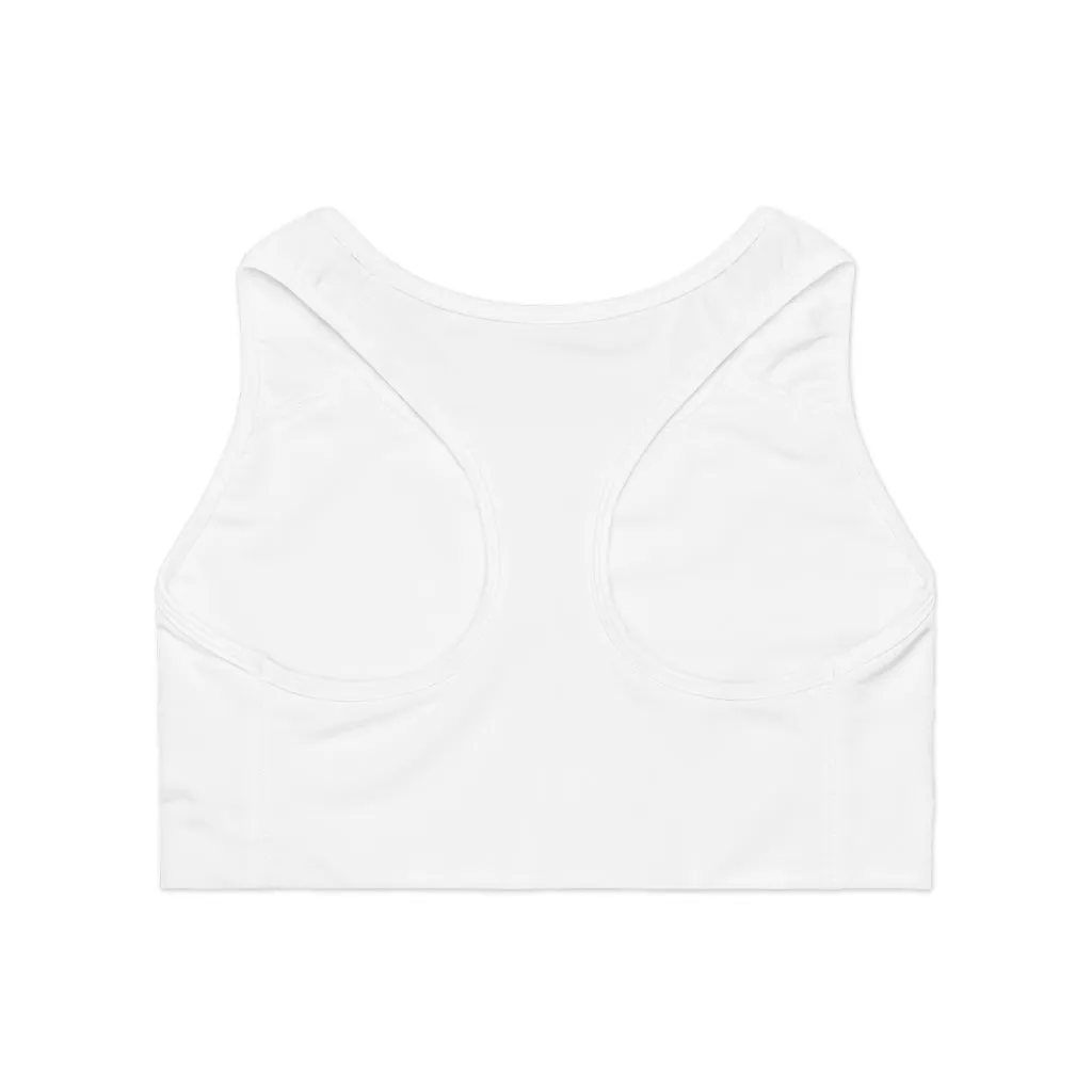 Angry Cat Sports Bra (AOP)