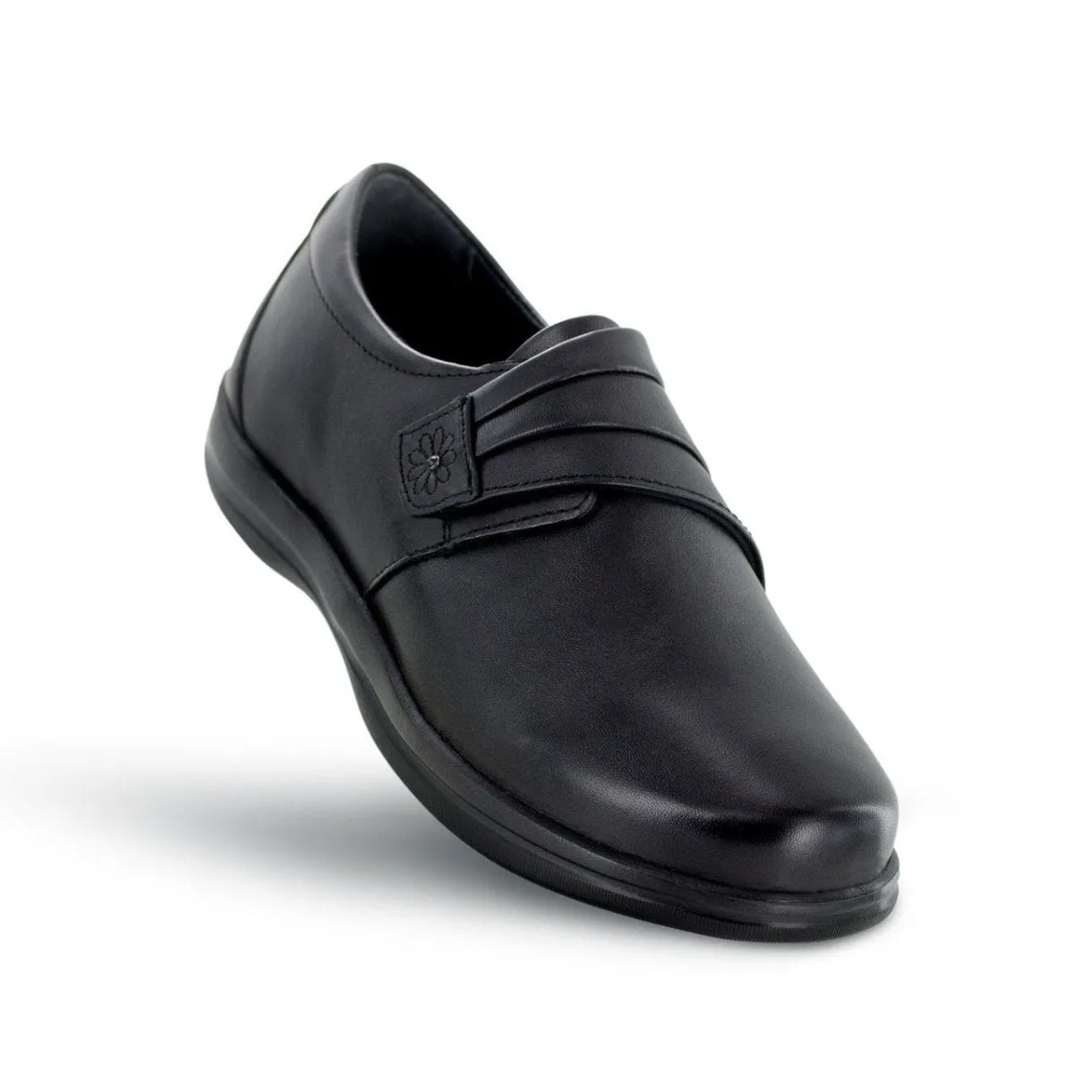 Apex Linda Classic Monk Strap Women's Dress Shoe In Black