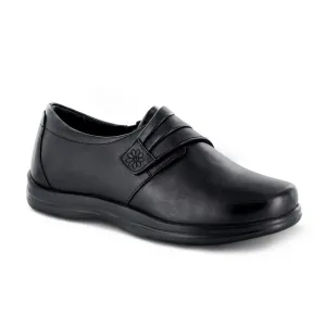 Apex Linda Classic Monk Strap Women's Dress Shoe In Black