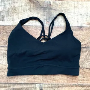 Athleta Black Solace Criss Cross Back Padded Bra- Size ~S (See Notes)