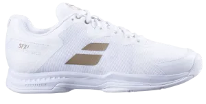 Babolat SFX3 All Court Women's Wimbledon White/Gold Hybrid Tennis Shoe