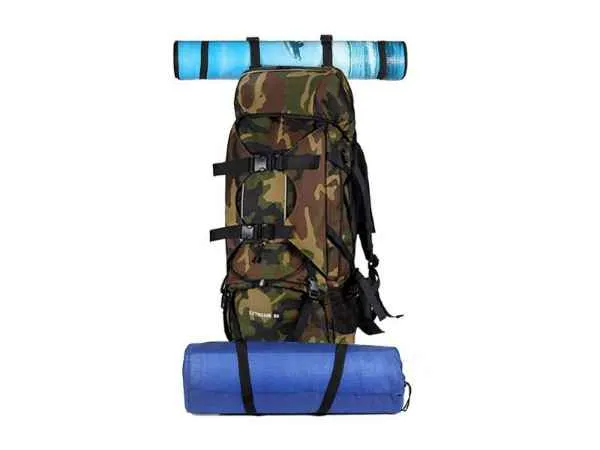 Bag Camping Tramping Backpack 80L Hiking Bags Polyester 600D