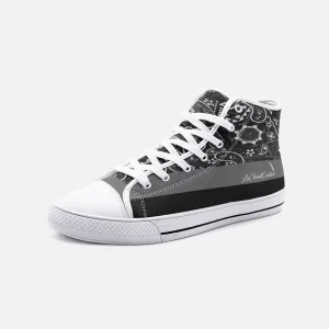 BANDANA VIRAL BLCC Unisex High Top Canvas Shoes