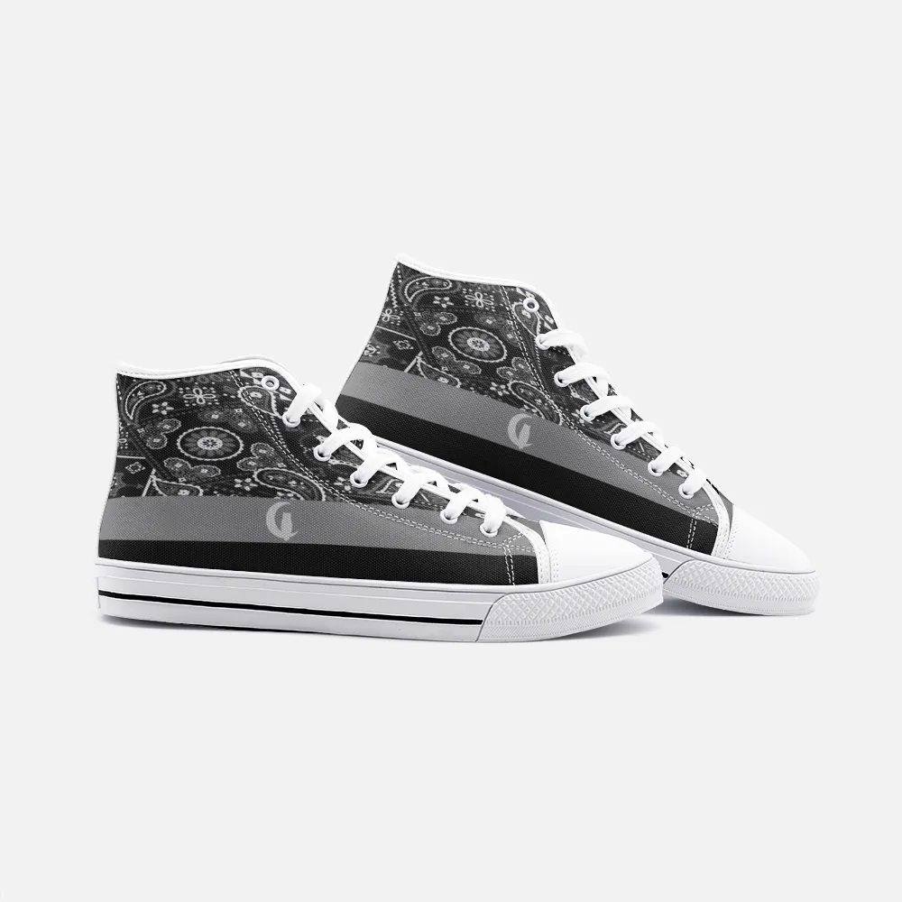 BANDANA VIRAL BLCC Unisex High Top Canvas Shoes