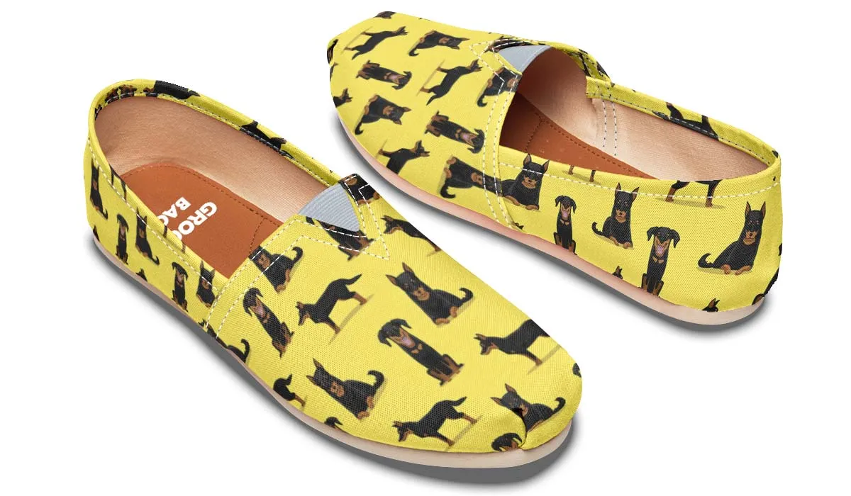 Beauceron Pattern Casual Shoes