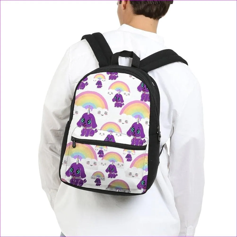 Bec's Uni-Pup Small Canvas Backpack