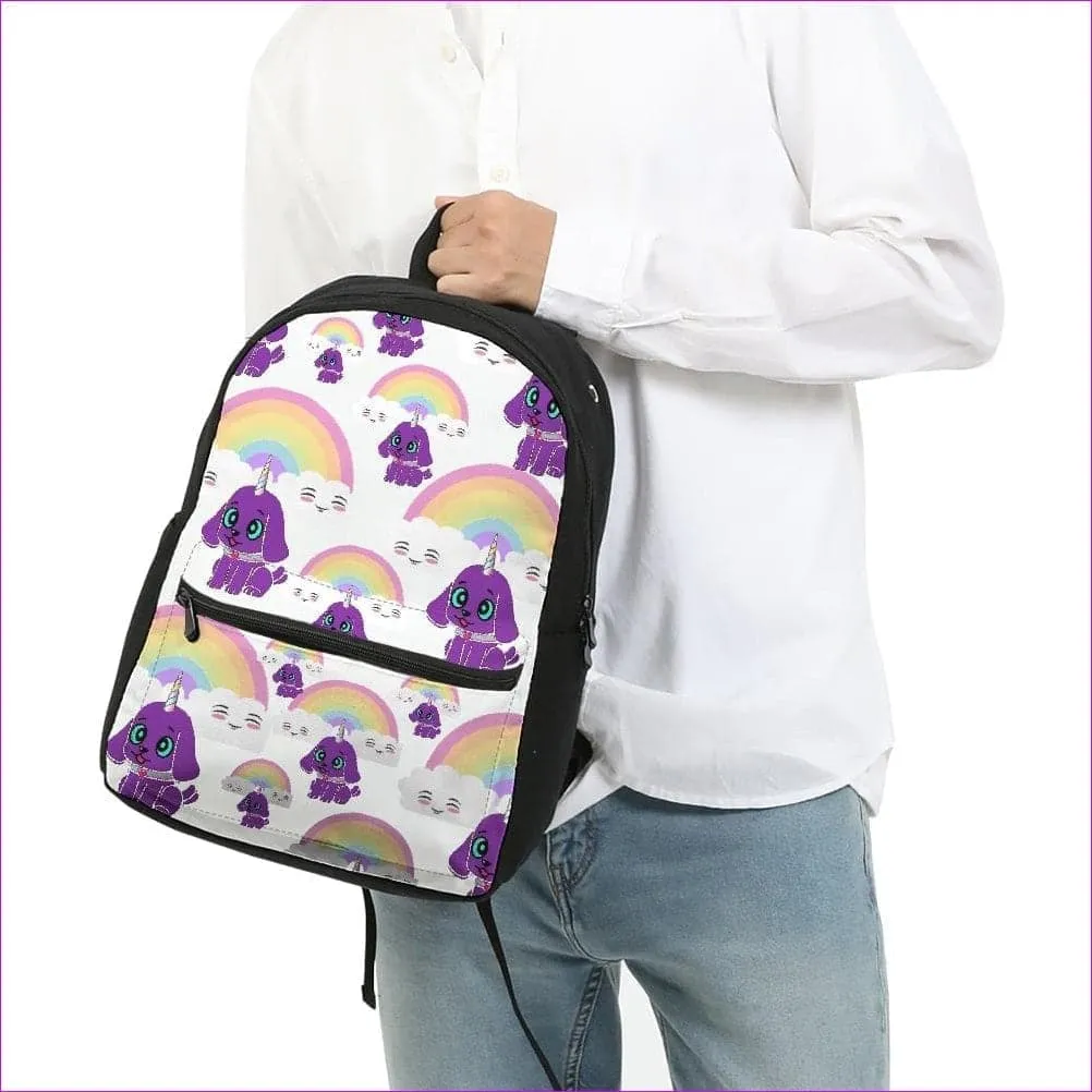 Bec's Uni-Pup Small Canvas Backpack