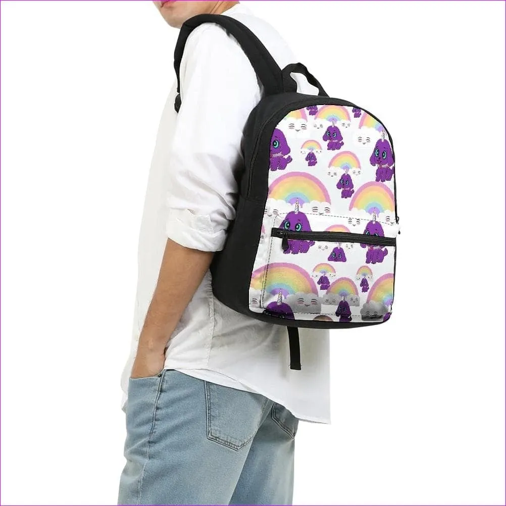 Bec's Uni-Pup Small Canvas Backpack