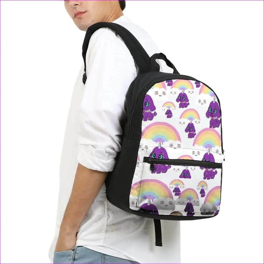 Bec's Uni-Pup Small Canvas Backpack