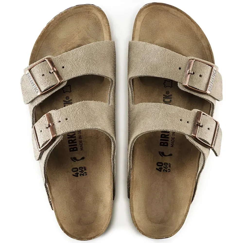 Birkenstock Arizona Leather Sandals - Taupe - 951301