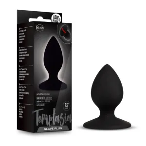 Blush Temptasia 'Slave' Silicone Anal Plug Black