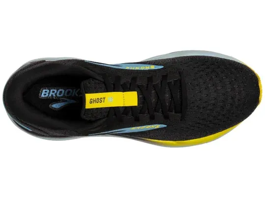 Brooks | Ghost 16 | Men's | Black/Forged Iron/Blue