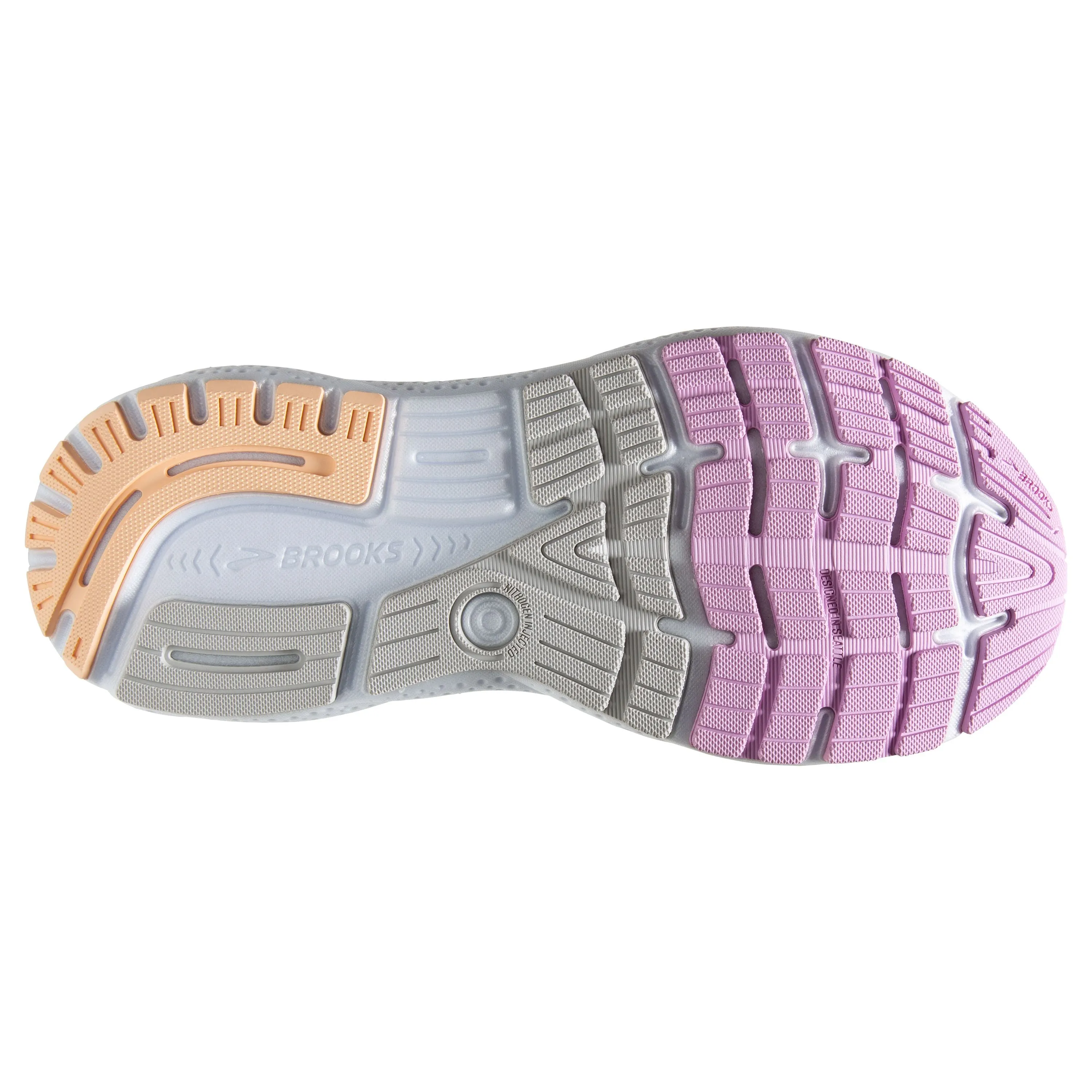 Brooks | Ghost 16 | Women's | White/Grey/Orchid