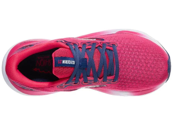 Brooks | Glycerin 21 | Women's | Raspberry/Estate Blue