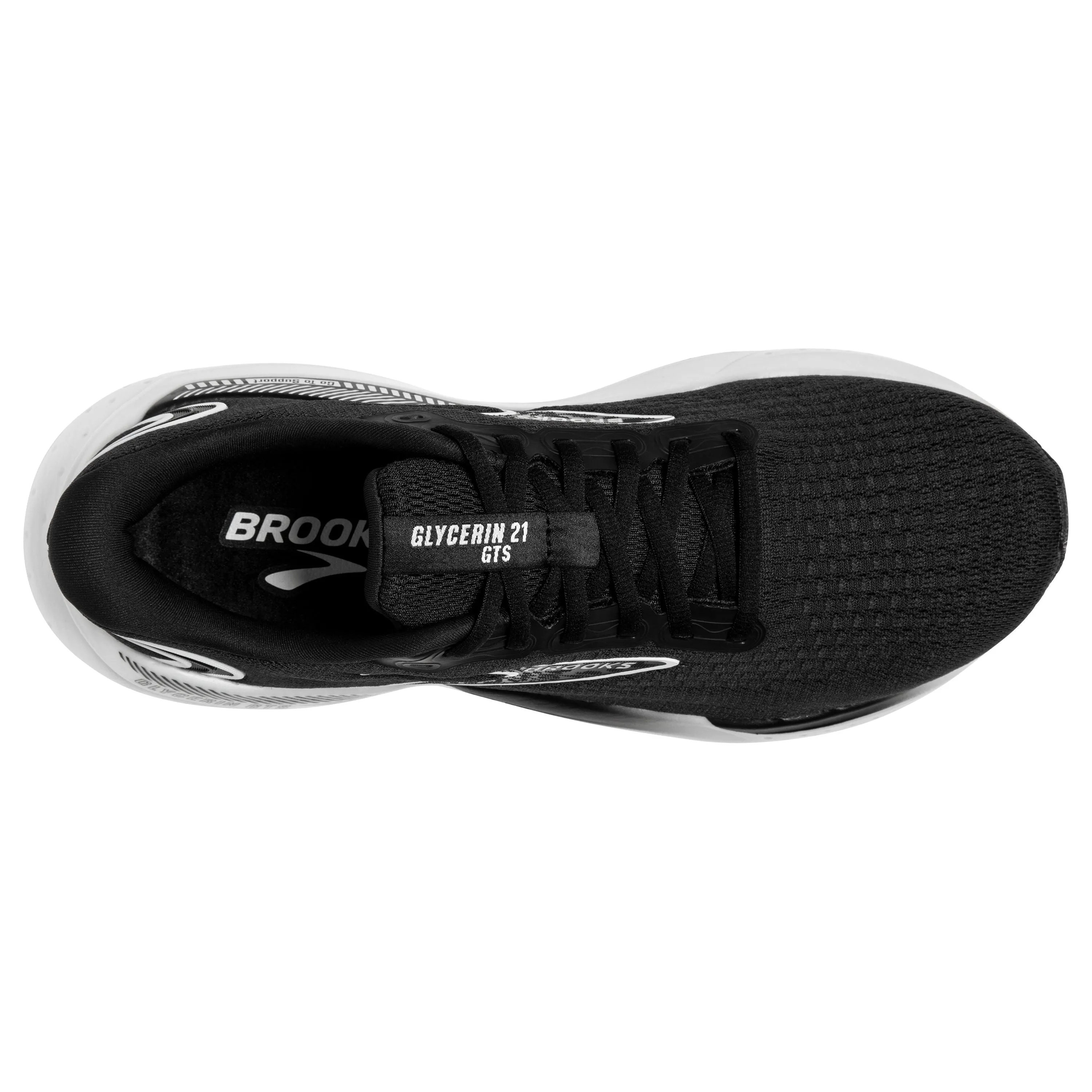 Brooks | Glycerin GTS 21 | Women's | Black/Grey/White