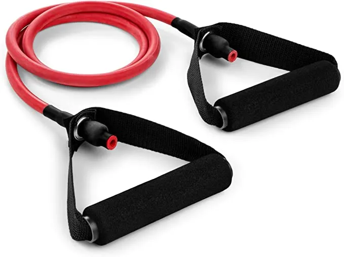 Champion Sports Resistance Tubing with Foam Handle