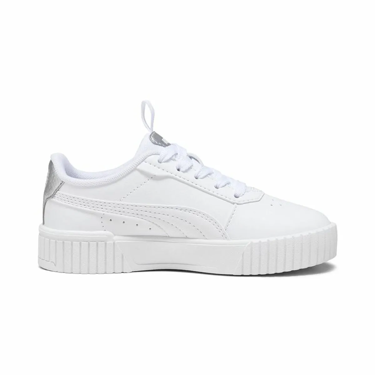 Children’s Casual Trainers Puma Carina 2.0 Pop Up White Children's