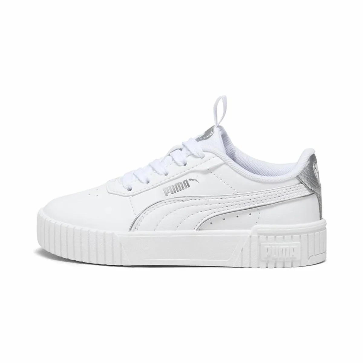 Children’s Casual Trainers Puma Carina 2.0 Pop Up White Children's