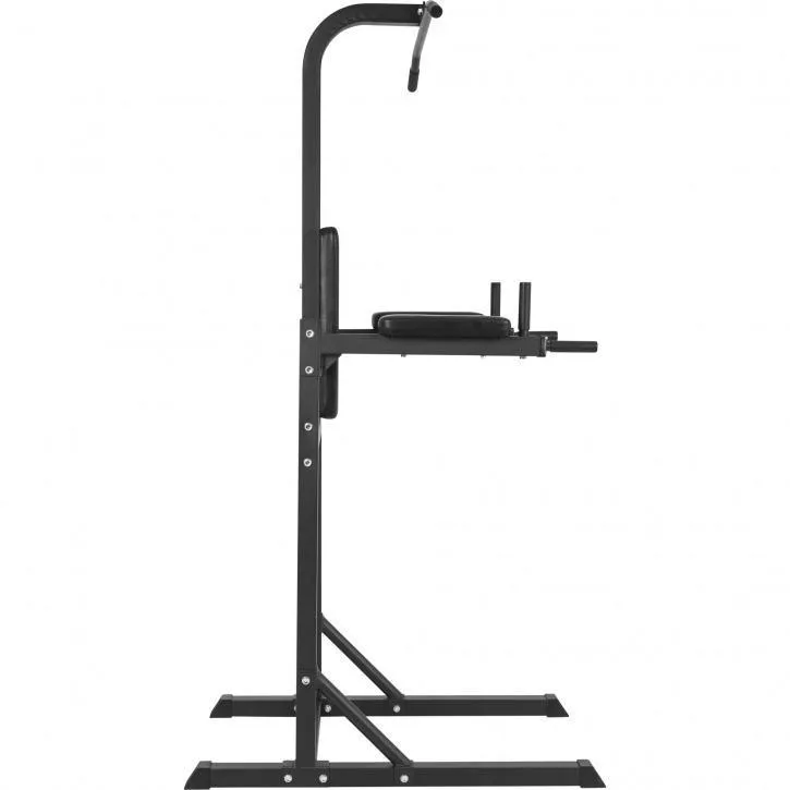 Chin Up Station Pull Up Tower - Black