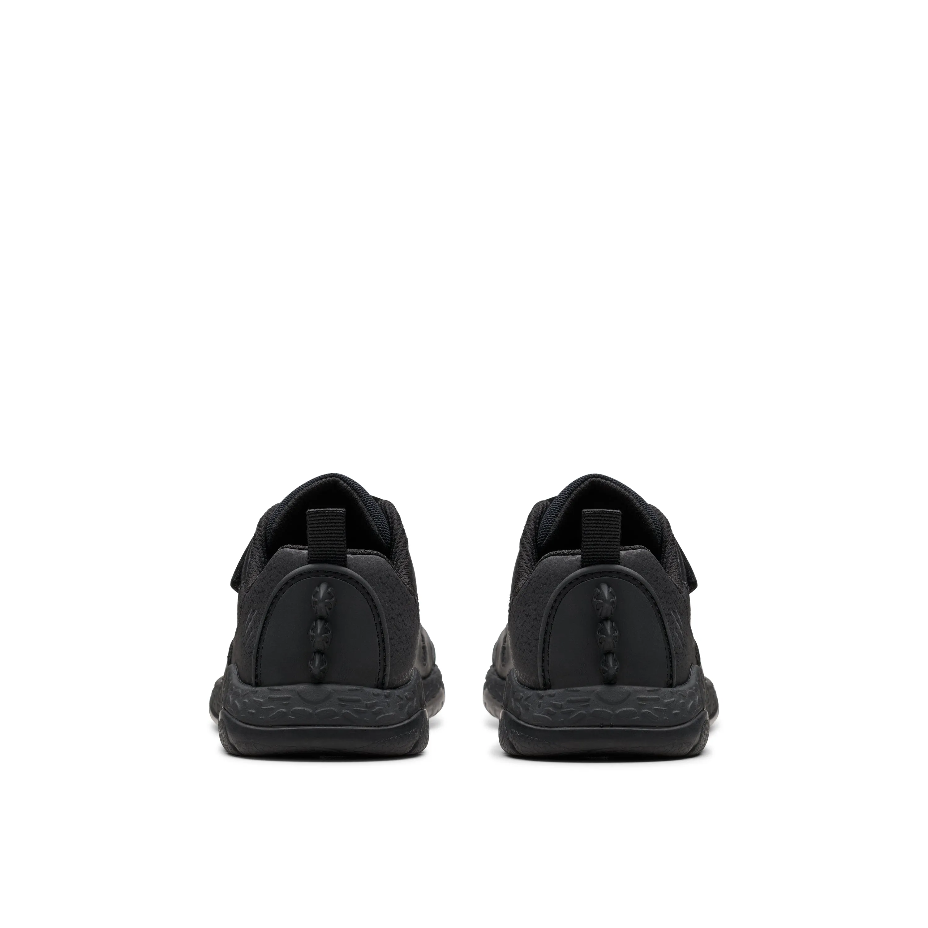 Clarks Steggy2 Pace K Boys Black School Shoes