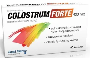 Colostrum Forte 400mg, Weakness, chronic fatigue, Eczema, skin changes