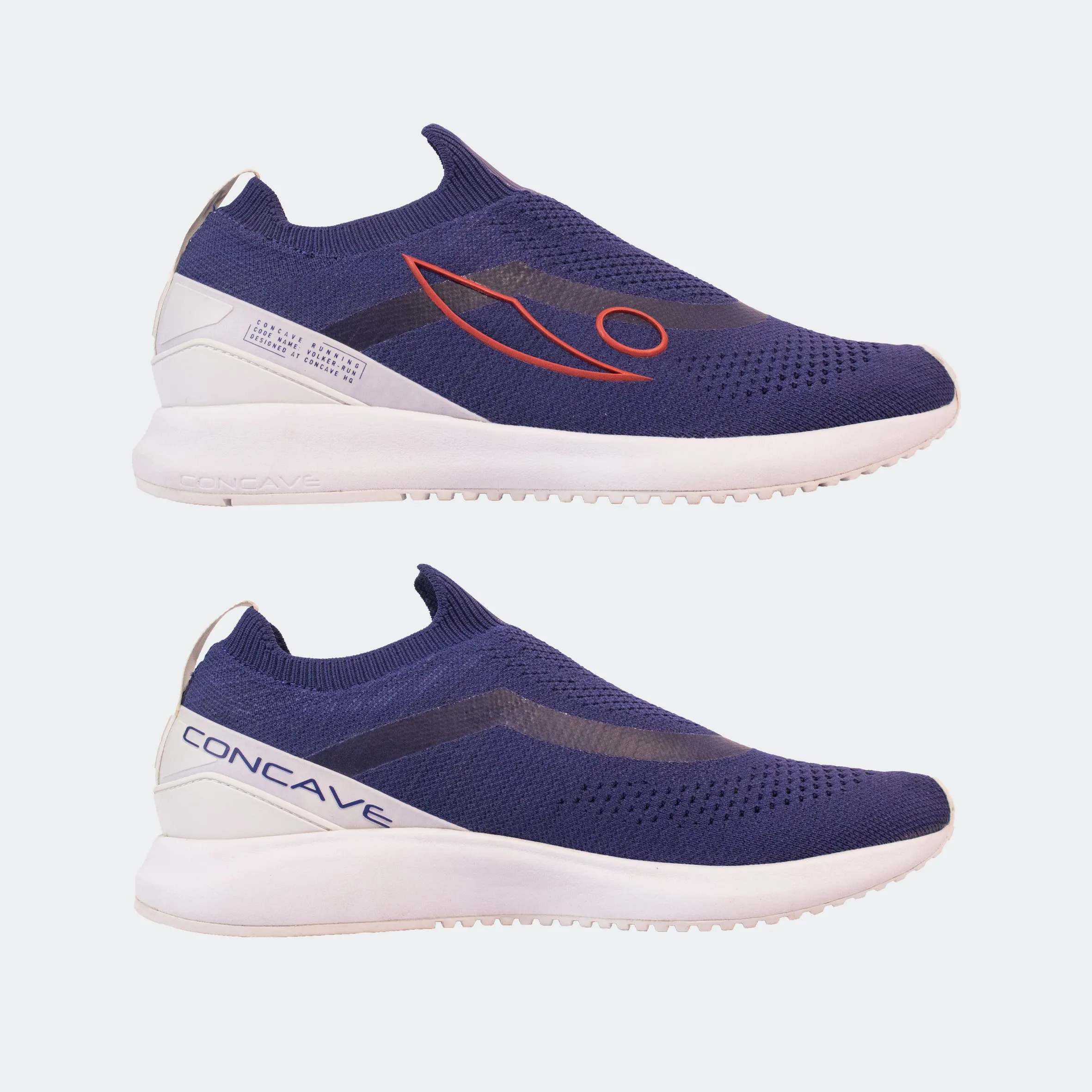 Concave Running - Volker Run - Navy / White