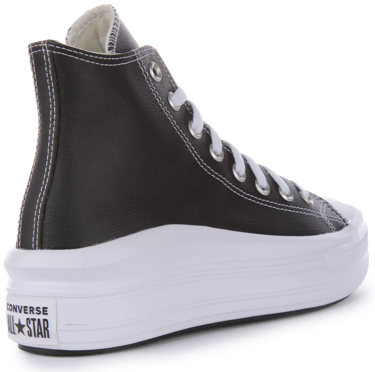 Converse All Star Move A04294C In Black White Leather