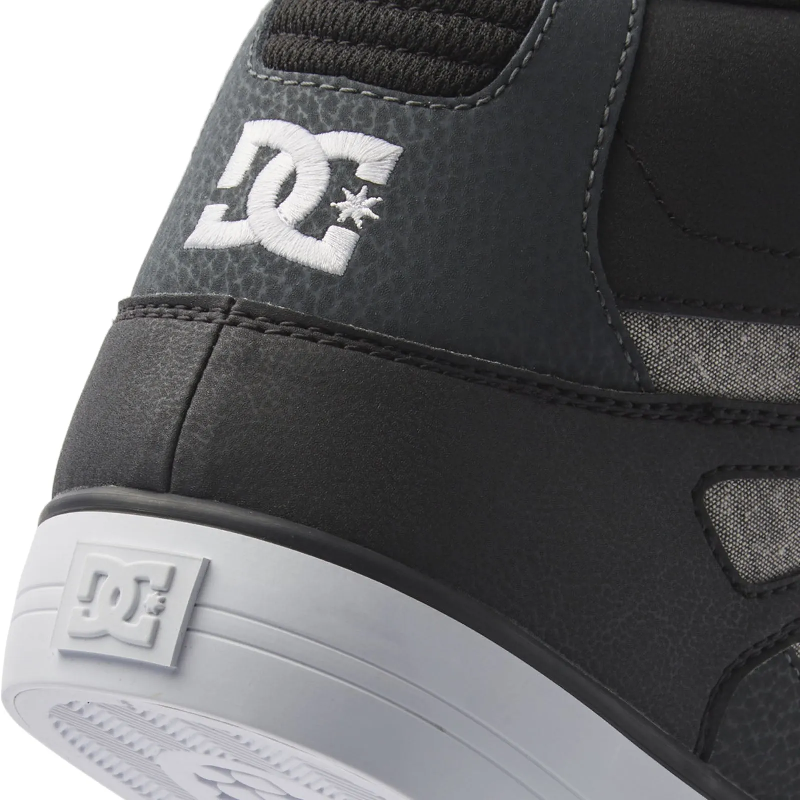 DC Shoes Mens Pure High Leather High Top Trainers