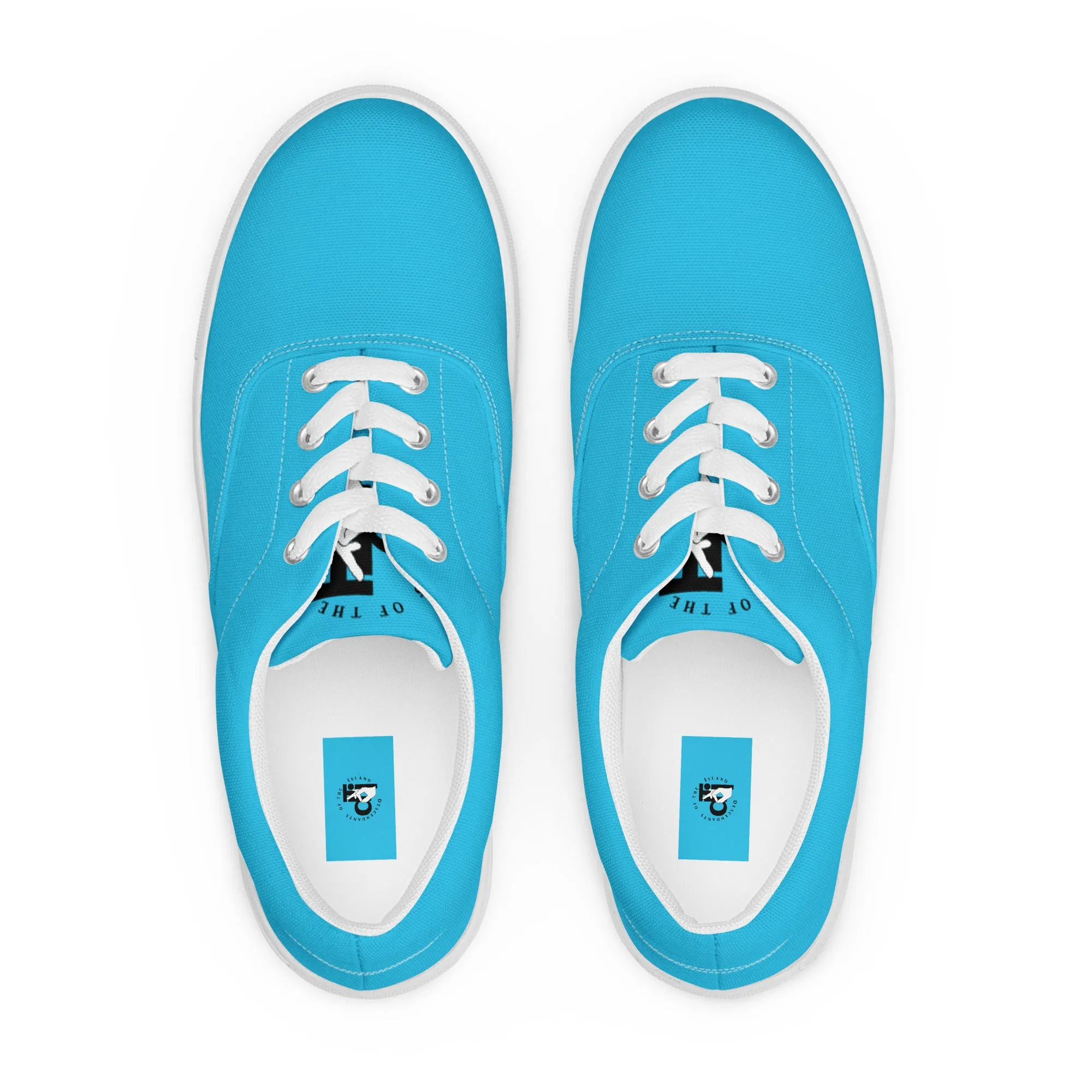 Descendants of the Island Blue Sky Women’s lace-up canvas shoes