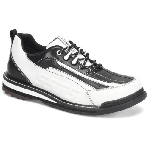 Dexter Mens SST 6 Hybrid LE White/Black Right Hand Bowling Shoes