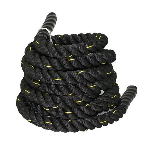 Dolphy Heavy Duty Strength Exercise Training Gym Battle Rope 40 ft (12 Meter) & 1.5" Thickness