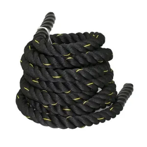 Dolphy Heavy Duty Strength Exercise Training Gym Battle Rope 40 ft (12 Meter) & 1.5" Thickness