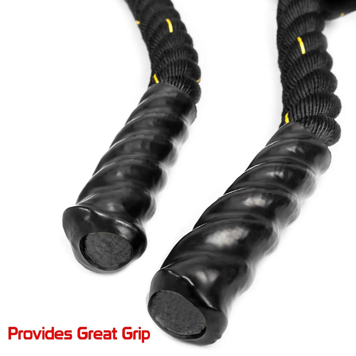 Dolphy Heavy Duty Strength Exercise Training Gym Battle Rope 40 ft (12 Meter) & 1.5" Thickness