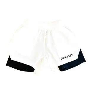 Dynasty Hybrid Pro Training Shorts (White)