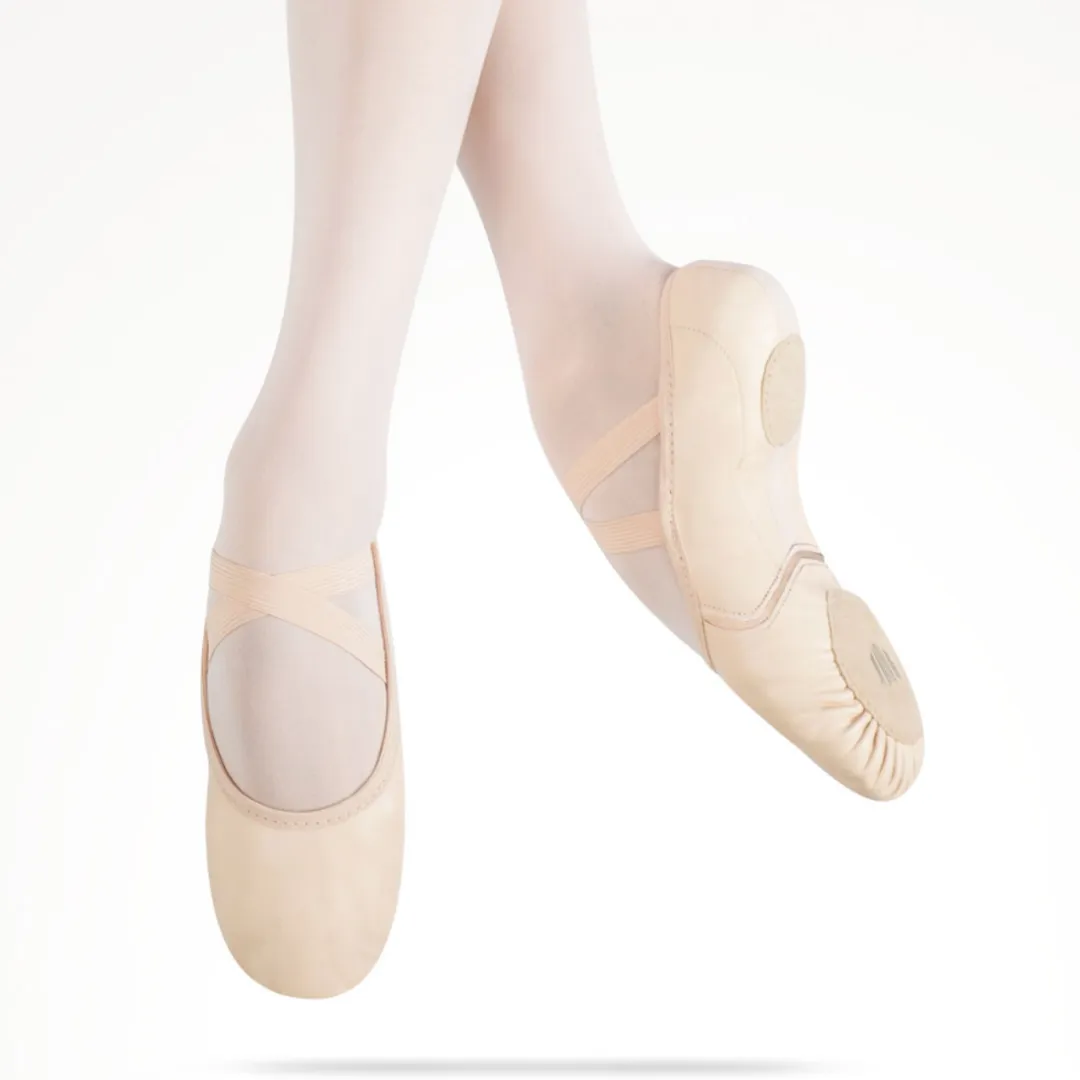 Elemental Reflex Leather Hybrid Sole Ballet Shoe Child