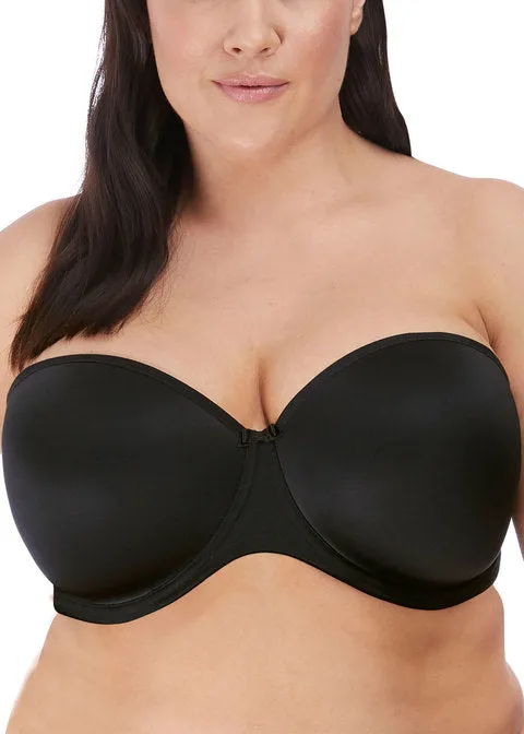 Elomi Smooth Uw Molded Strapless Bra, Black | Black Elomi Strapless Bra