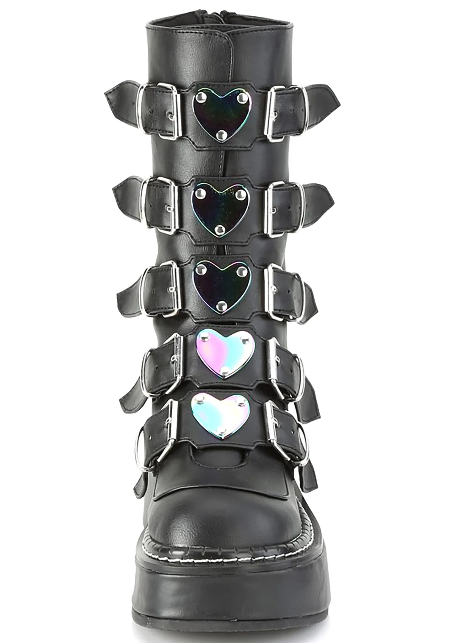 EMILY 330 Fatally Yours Black Platform Boots