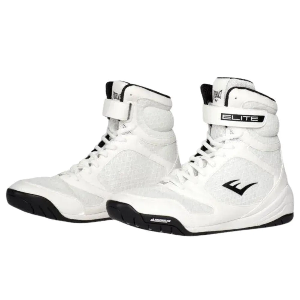 Everlast Elite 2.0 High Top Boxing Boots - White