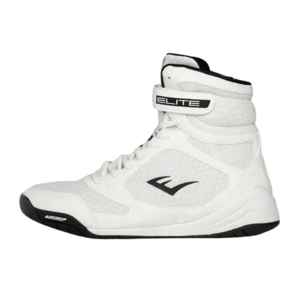 Everlast Elite 2.0 High Top Boxing Boots - White