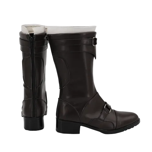 Final Fantasy VII Remake Leslie Kyle Boots Halloween Costumes Accessory Cosplay Shoes